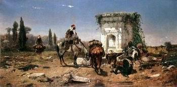 unknow artist Arab or Arabic people and life. Orientalism oil paintings  362 Spain oil painting art
